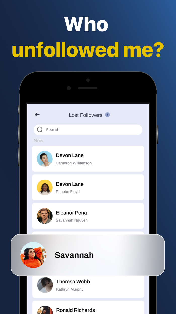 ReportAI Unfollowers Followers