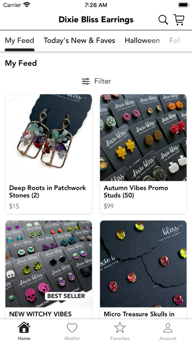 Dixie Bliss Earrings Screenshot