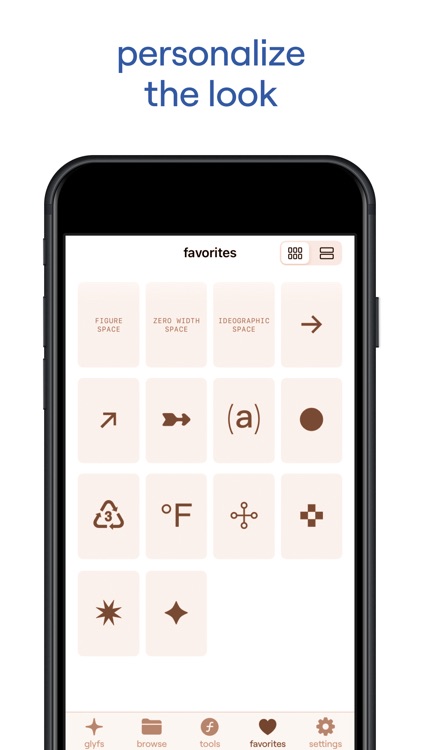 unicode symbols: glyfs screenshot-4