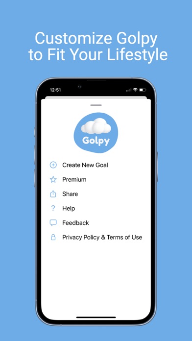 Golpy: Goals Achieving System Screenshot