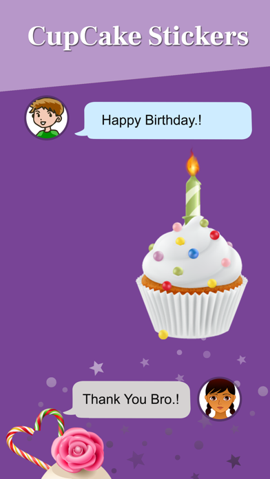 Cupcake Stickers!! Screenshot