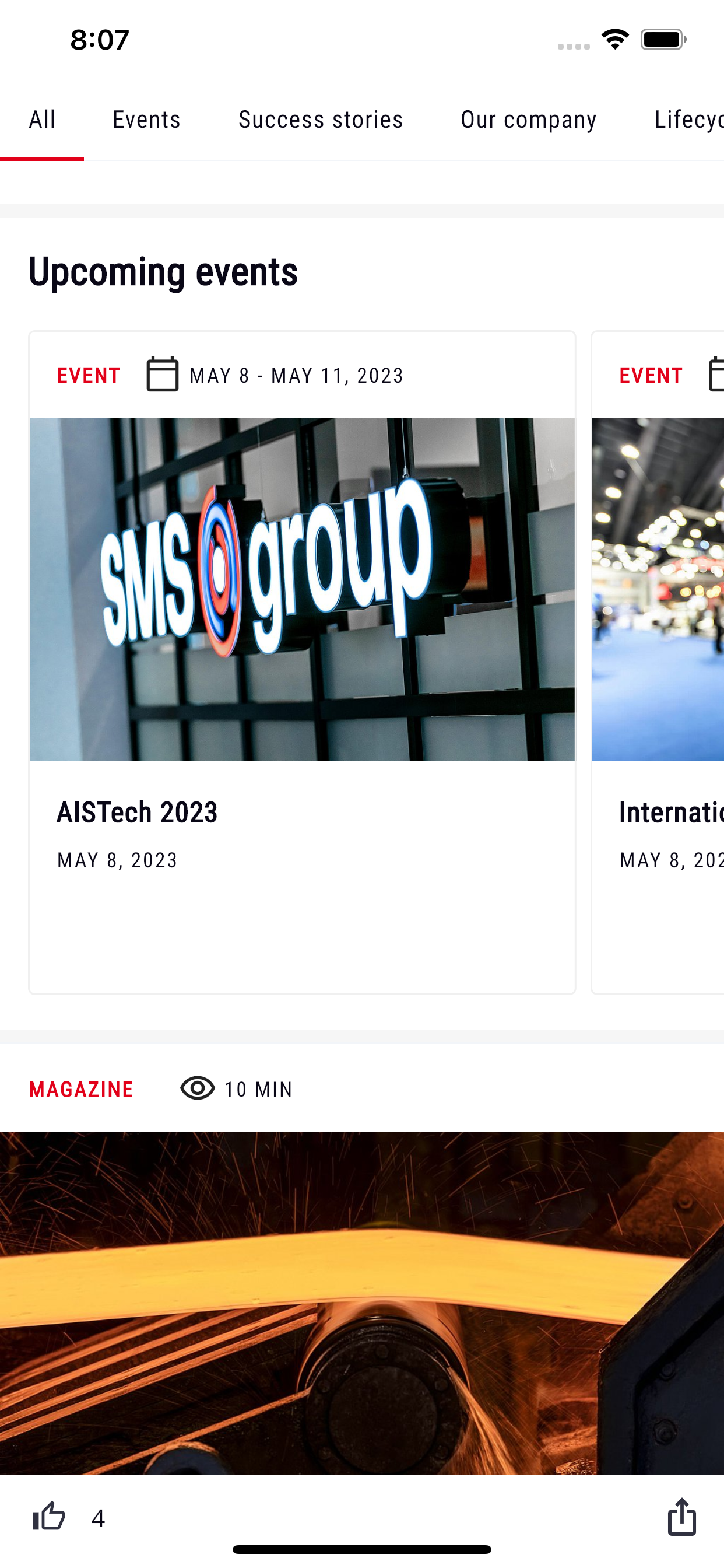 SMS group Connect