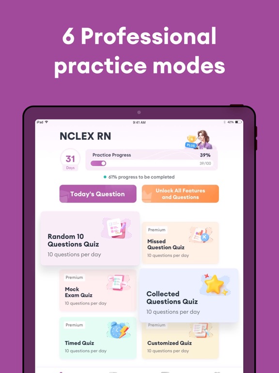 NCLEX RN Test Prep 2026 iPad screenshot 6 - Education app