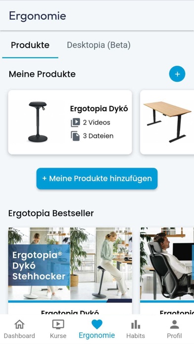 Ergotopia App Screenshot