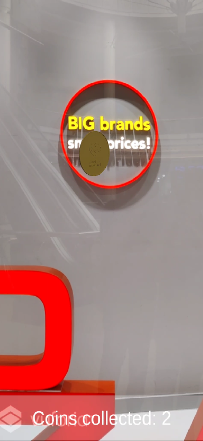 Megamall - AR Gold hunt