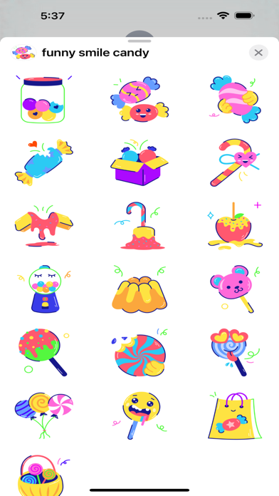 funny smile candy Screenshot