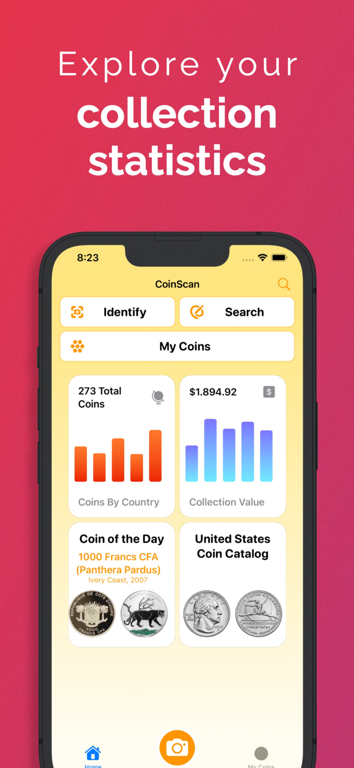 LuckyScan Coin Identifier