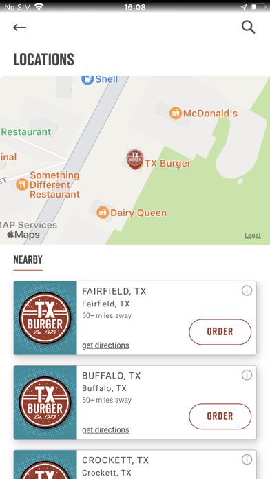 TX Burger Screenshot