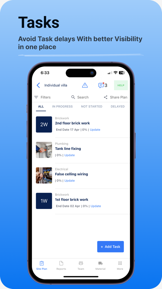 #1. Powerplay- Manage projects (iOS) By: Coffer Internet Services Private Limited