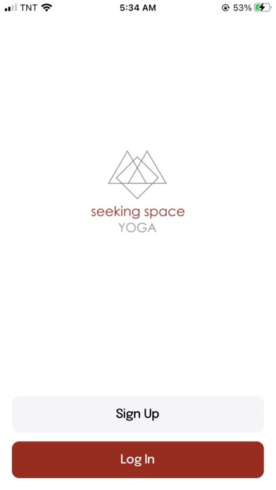 Seeking Space Yoga App Screenshot