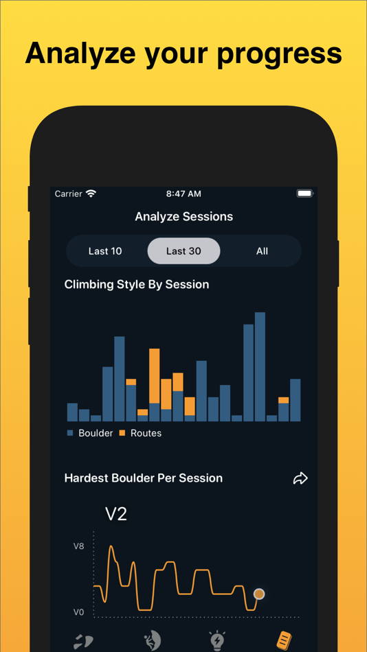 #5. Cling: Climb, Connect, Train (iOS) Podle: Cling LLC