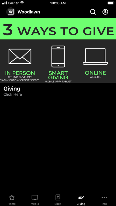 Woodlawn Church Canton Screenshot