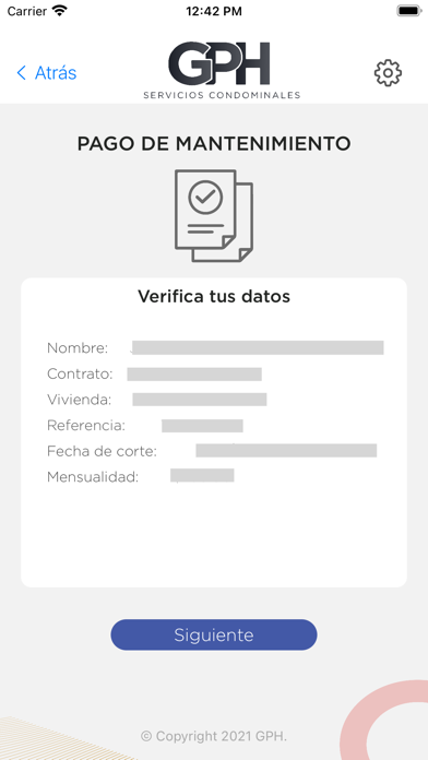 Mantenimiento GPH Screenshot