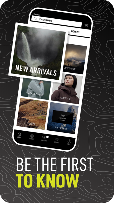 Arc'teryx - Outdoor Gear Shop Screenshot