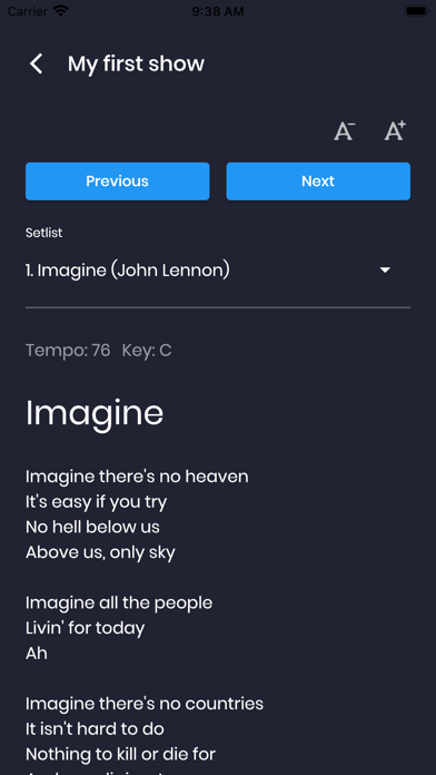 Songlist Plus Screenshot