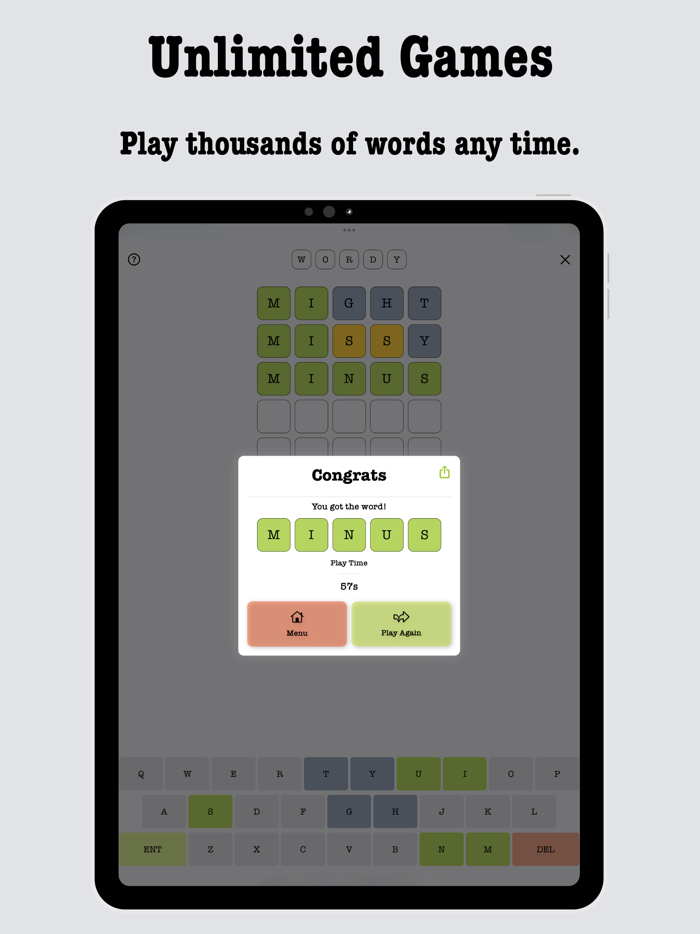 Wordy - Daily Word Guess