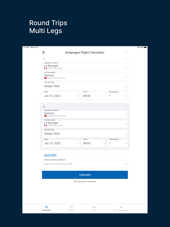 Screenshot #5 pour Flight Time Calculator