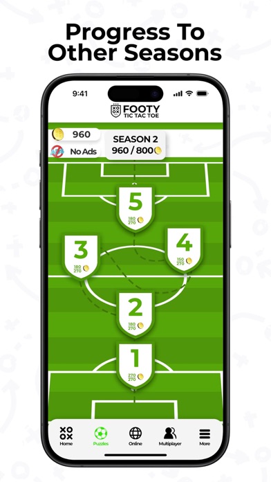 Footy Tic Tac Toe Screenshot