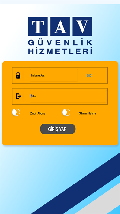 TAV Güvenlik Sinyal Takibi Screenshot