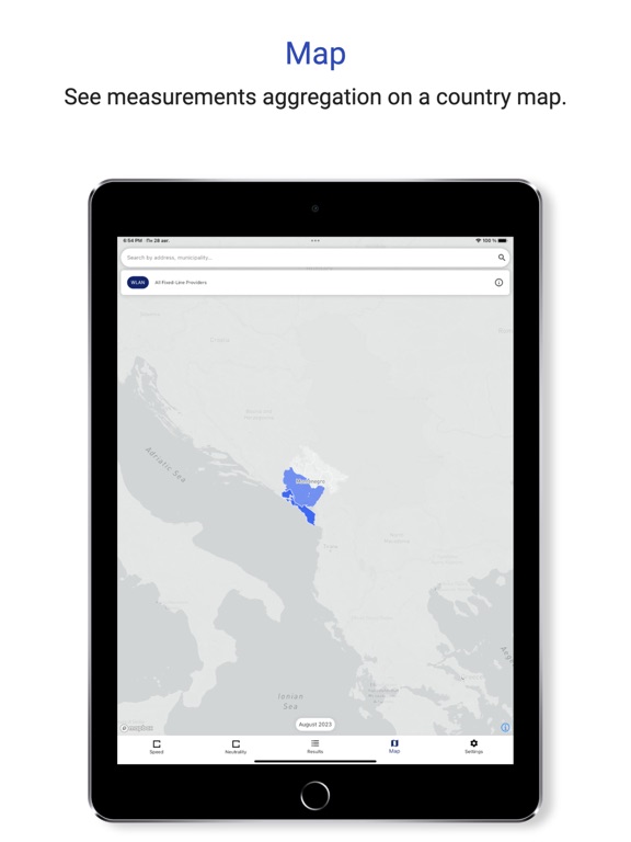 EKIP NetTest iPad screenshot 5 - Utilities app