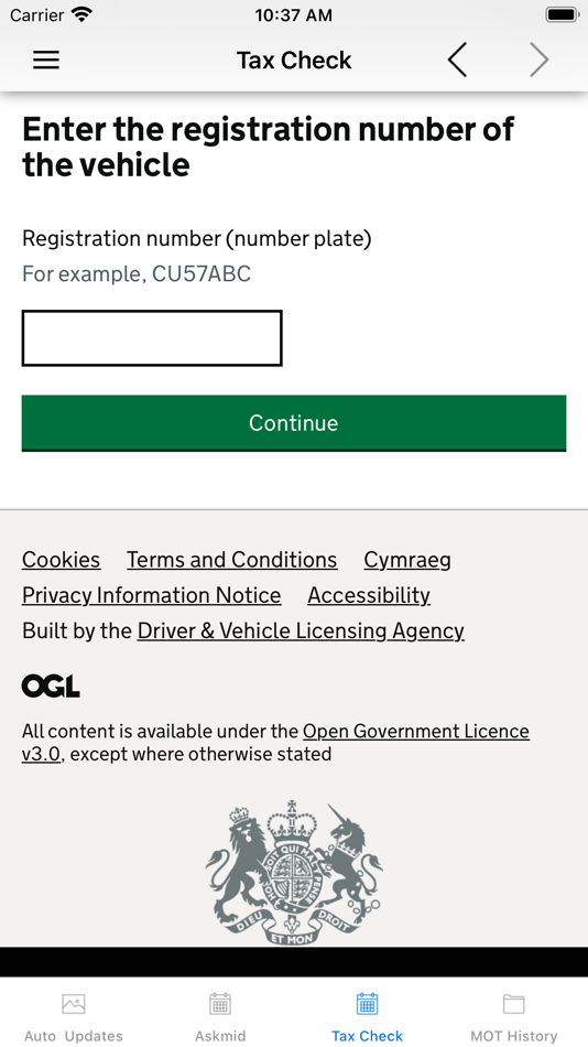 #5. MOT Check UK (iOS) Podle: Woletech