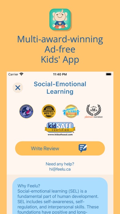 Feelu: Social-Emotional Tool Screenshot