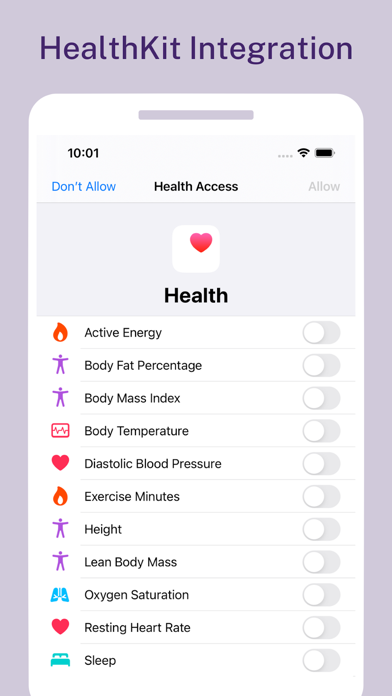 JHWC Weight Management App Screenshot