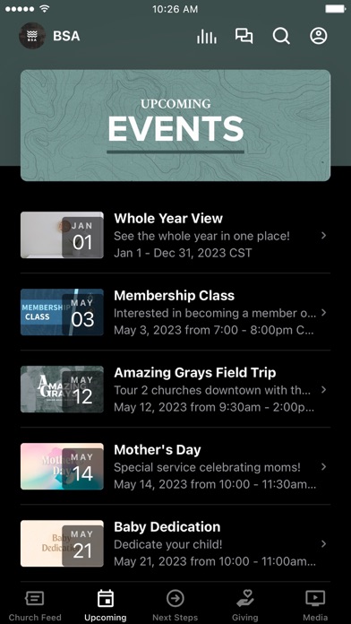 Blue Springs Assembly Screenshot
