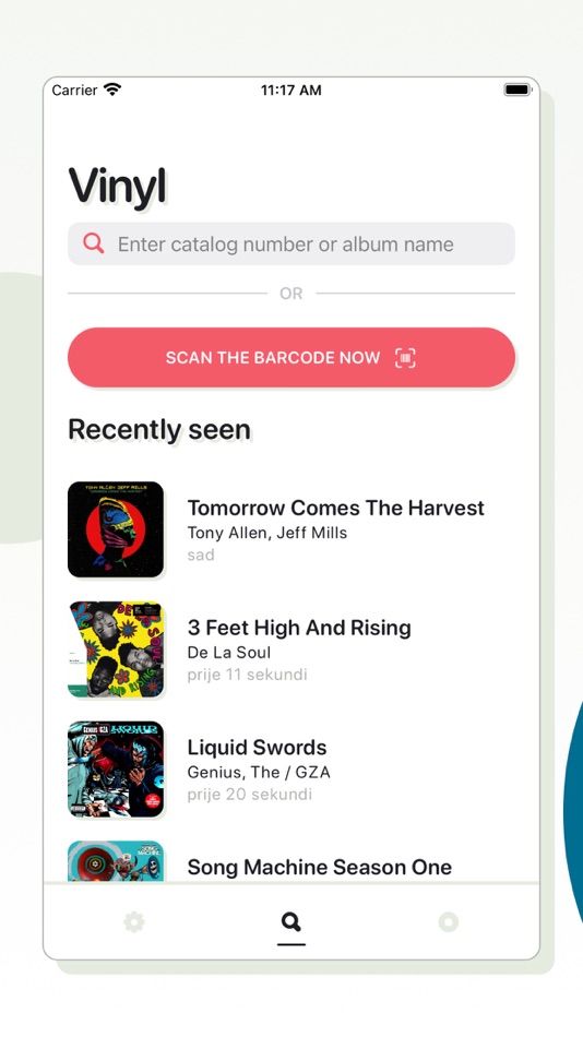#2. Vinyl - Scan and see the info (iOS) By: Source code d.o.o.