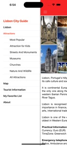 Lisbon City Guide screenshot #2 for iPhone