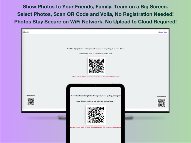 ‎PhotoDj: In-Person Slideshow Screenshot