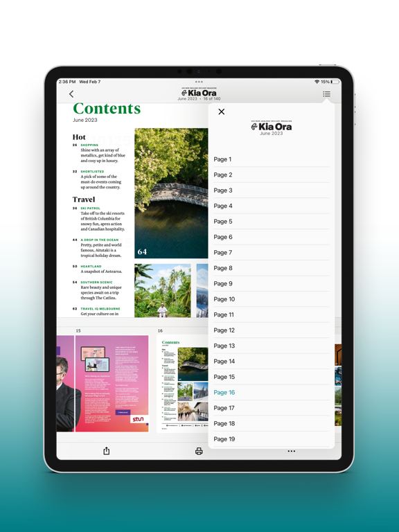 KiaOra iPad screenshot 6 - Travel app