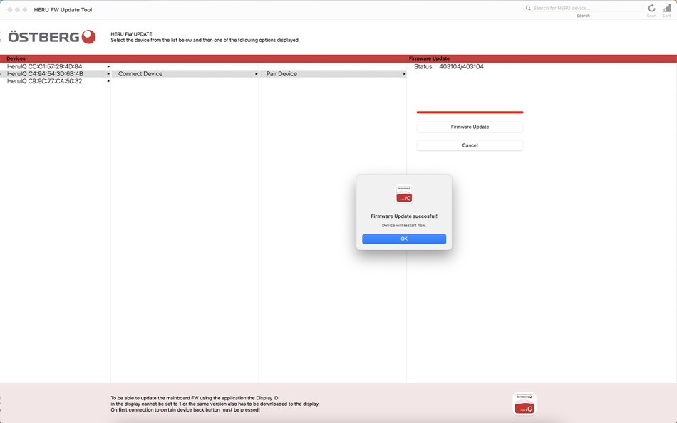 #3. HERU FW Update Tool (macOS) 由: H. Östberg AB