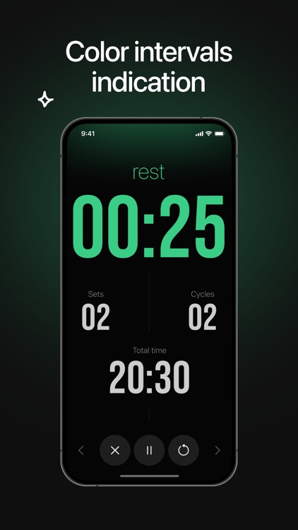 Interval workout timer, Tabata screenshot-6