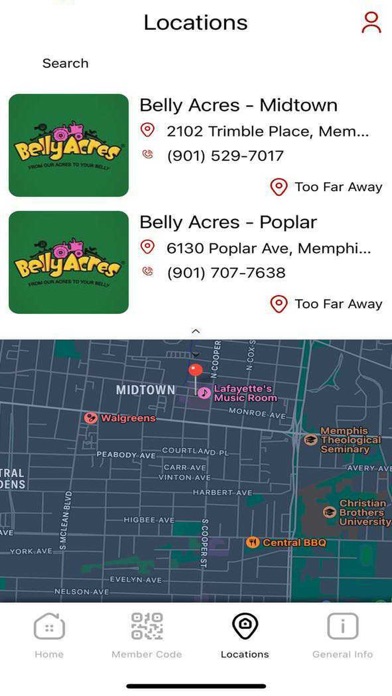 Belly Acres Restaurant Screenshot