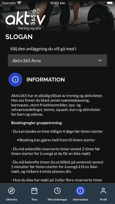 Aktiv365 Trening og Spa Screenshot