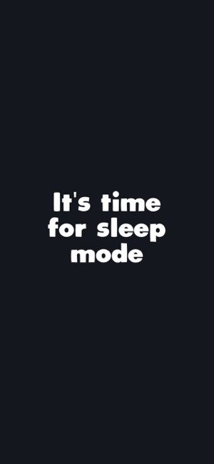 ‎Sleep Mode. Screenshot