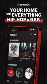 my mixtapez: rap & hip hop iphone screenshot 1