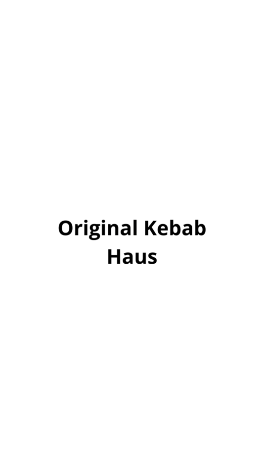 Original Kebab Haus - 1.0 - (iOS)