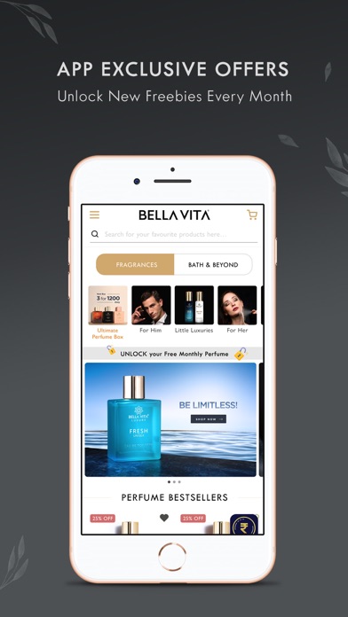 BELLAVITA Online Shopping App Screenshot