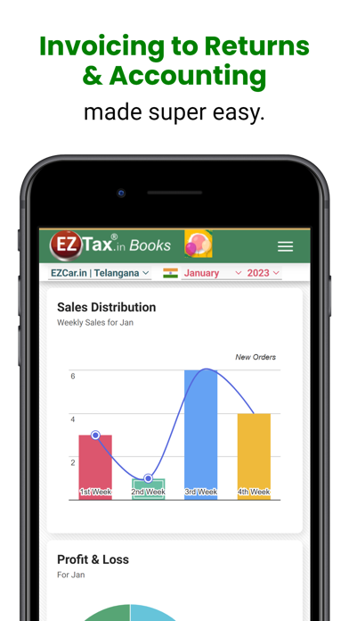 GST App | EZTax.in Books Screenshot