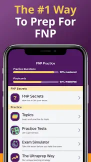fnp practice exam prep 2024 iphone screenshot 1