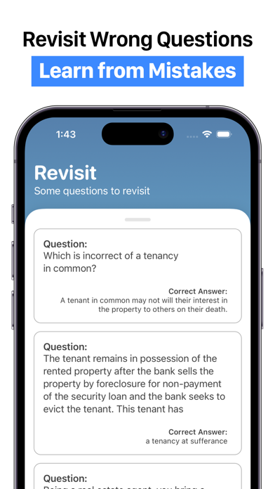 TX Real Estate Exam Practice Screenshot