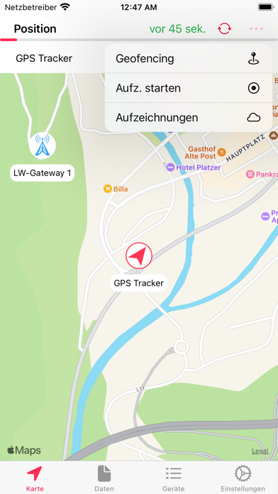 LoWTrack Screenshot