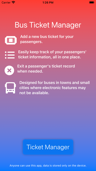 Screenshot #2 pour Bus Ticket Manager
