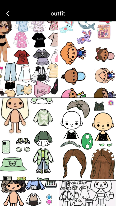 Toca Dress up Avatar Wallpaper Screenshot