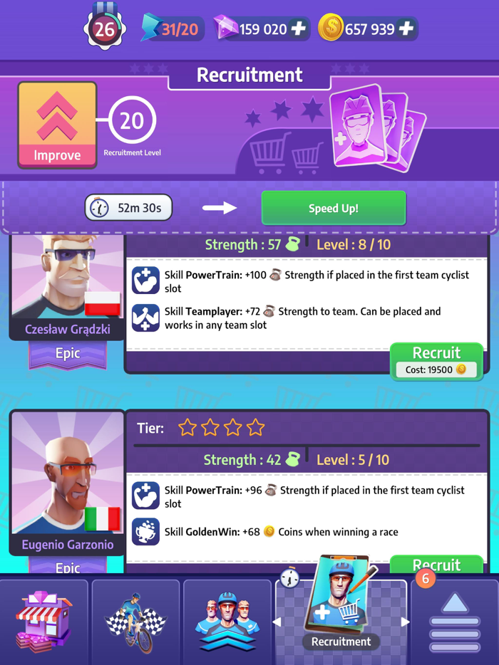 Cycling Legends Team Manager