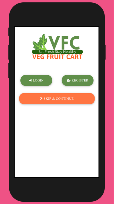 Vegfruitscart Screenshot