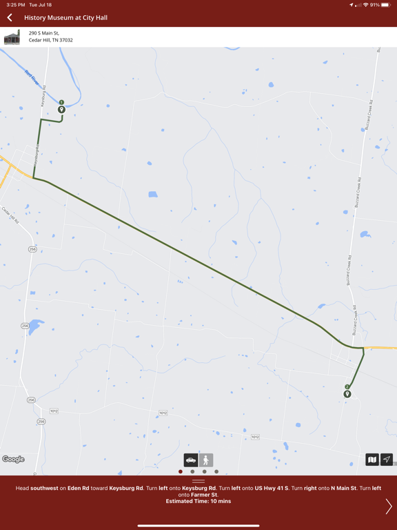 Experience Robertson County iPad screenshot 8 - Travel app