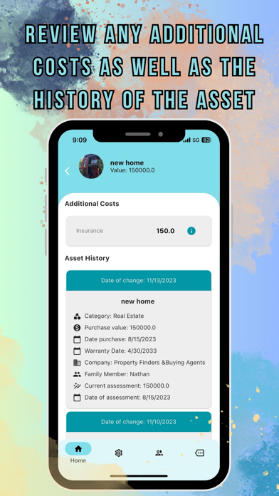 Family assets Screenshot